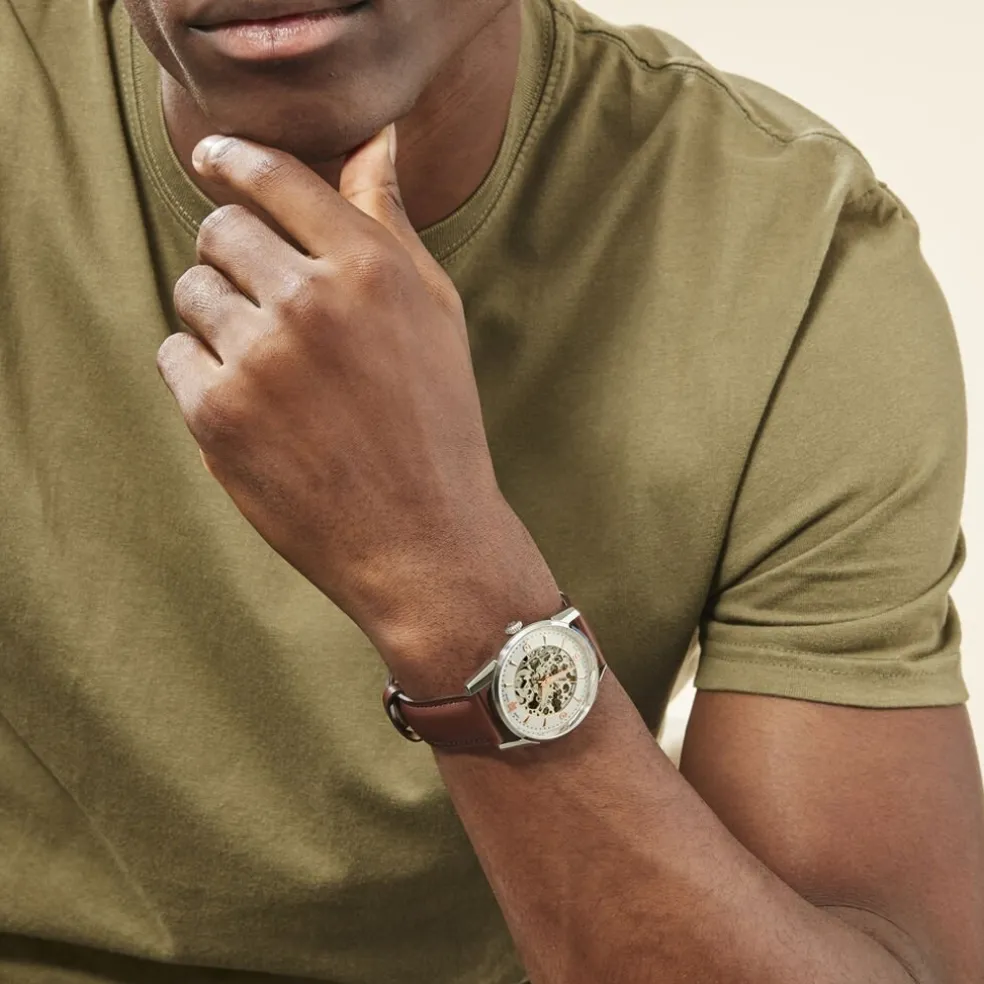 Montre Lip Himalaya Squelette Argenté