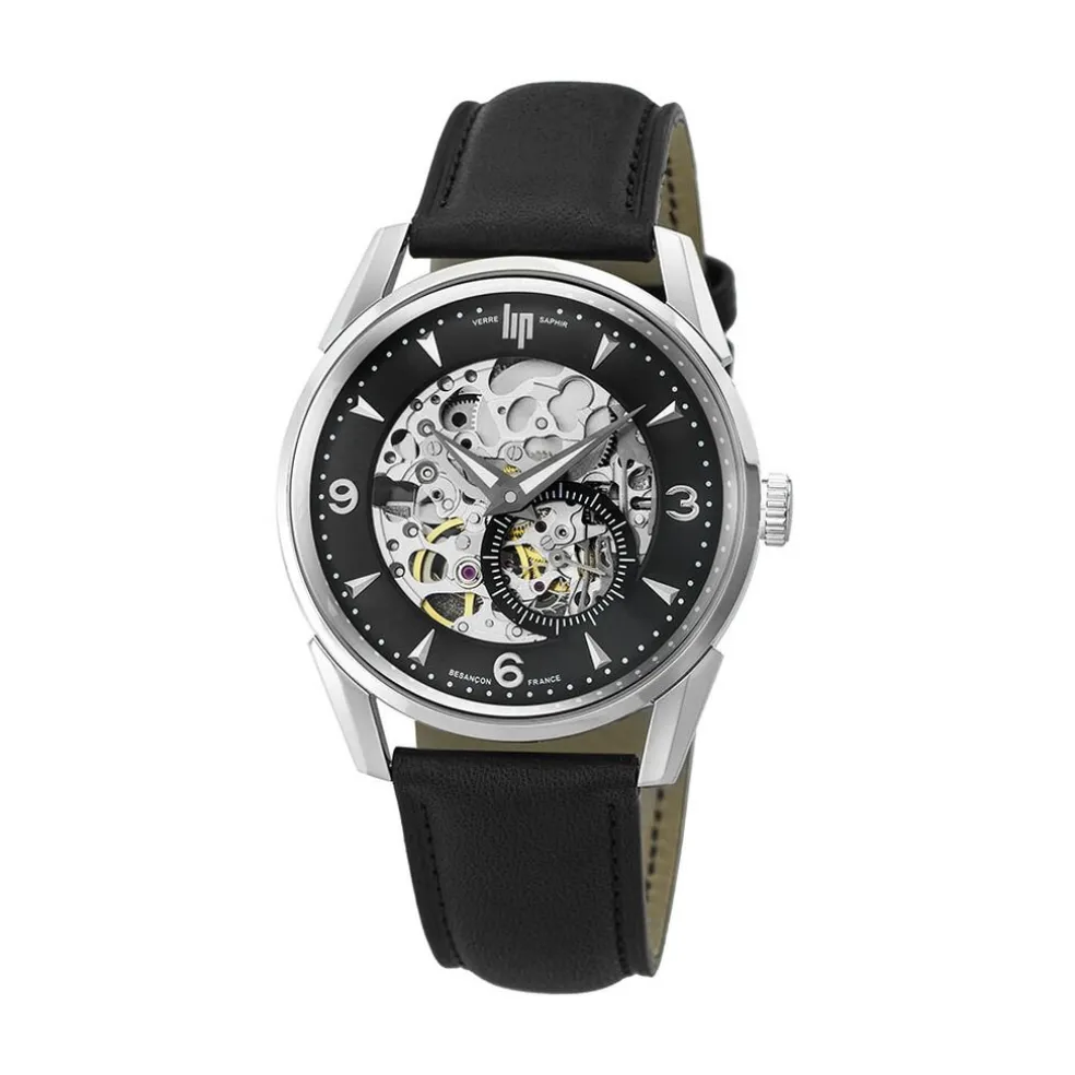 Montre Lip Himalaya Squelette Noir