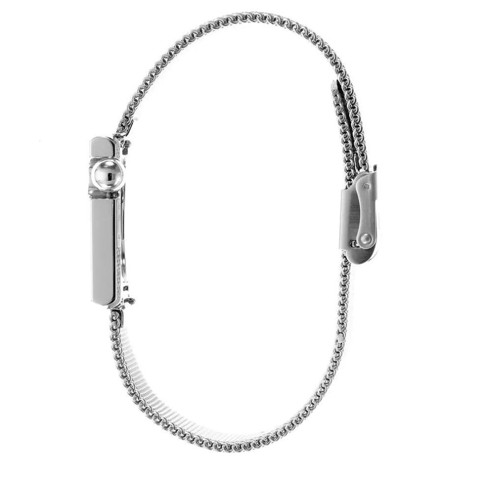 Montre Lip Mach 2000 Mini Square Argenté