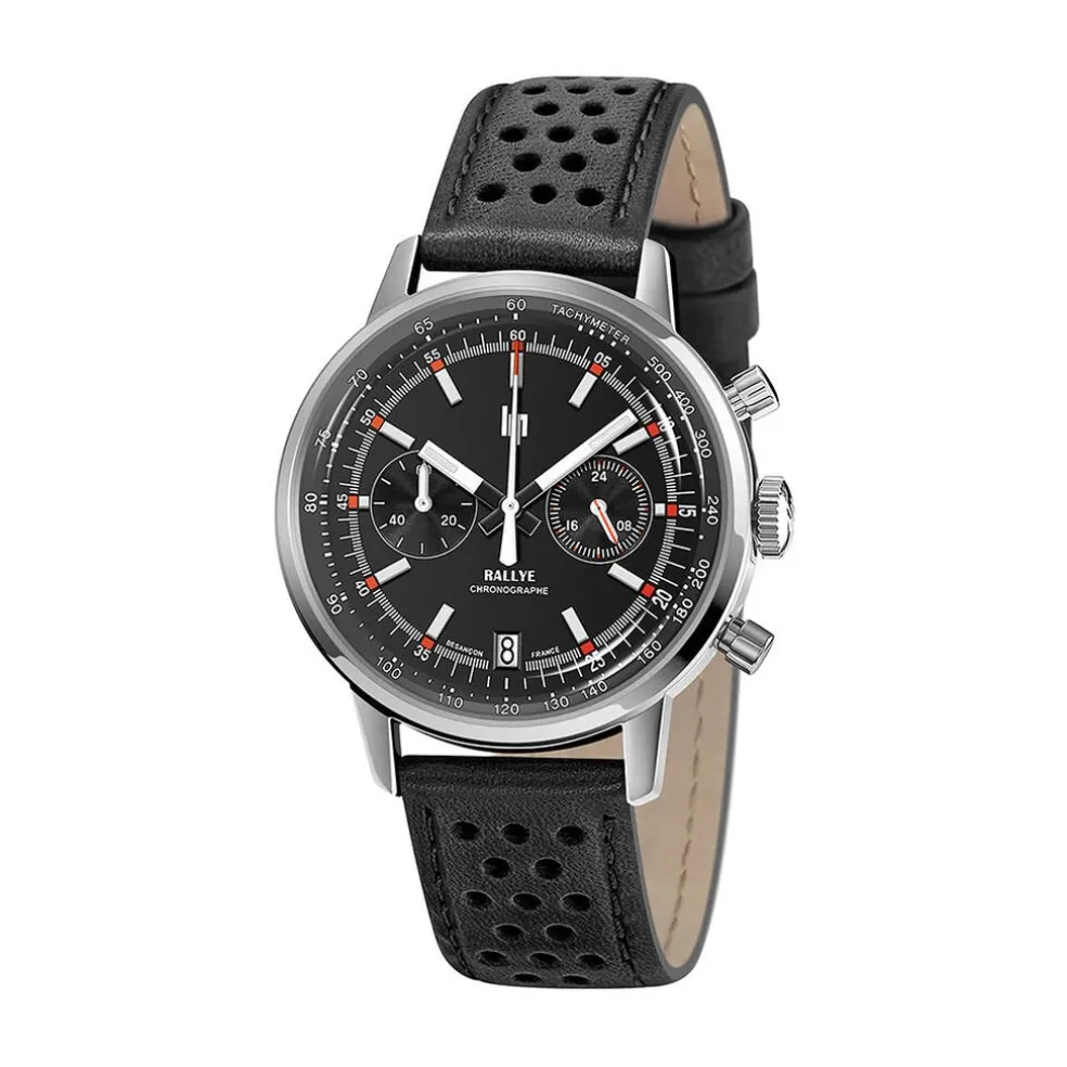Montre Lip Rallye Meca-Quartz Noir