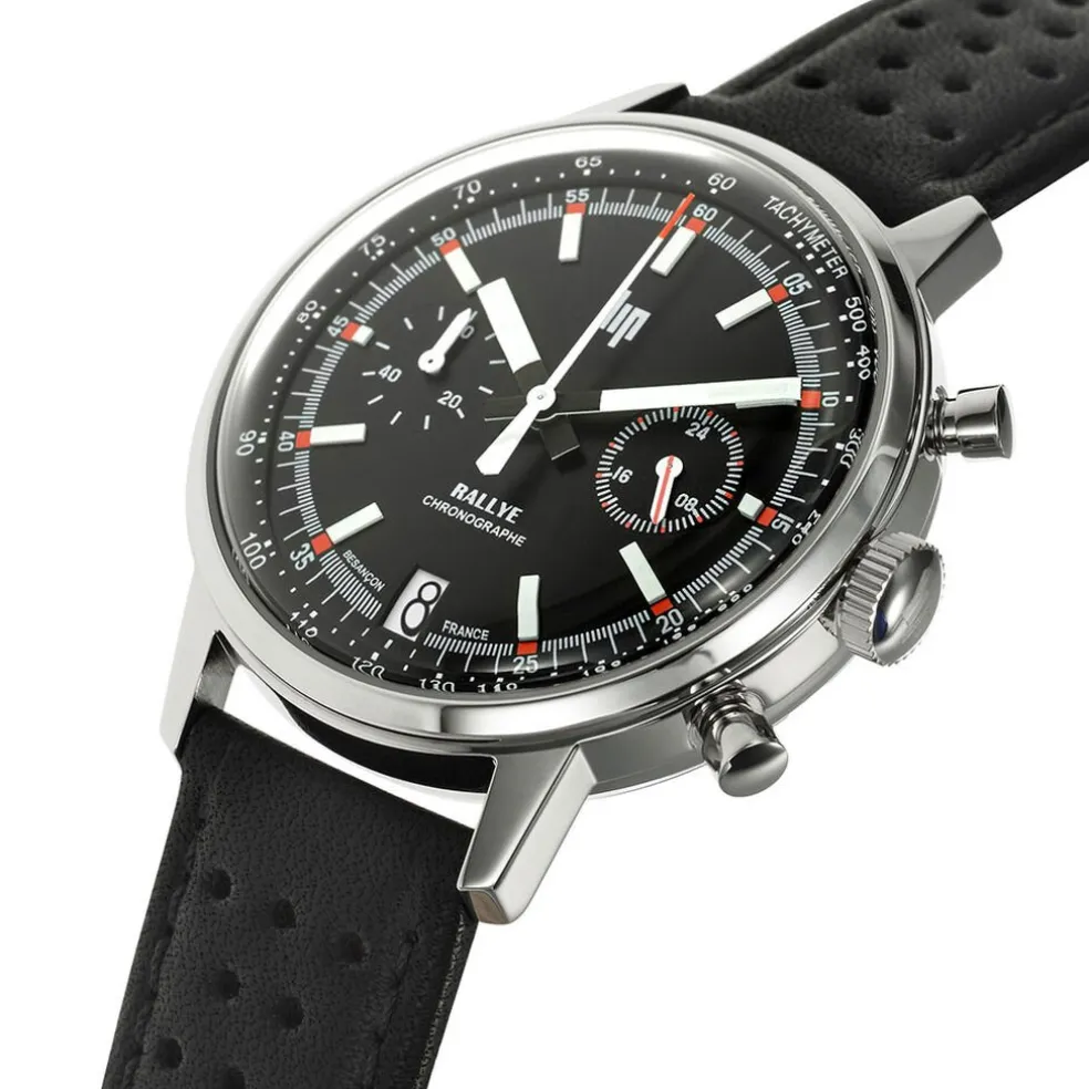 Montre Lip Rallye Meca-Quartz Noir