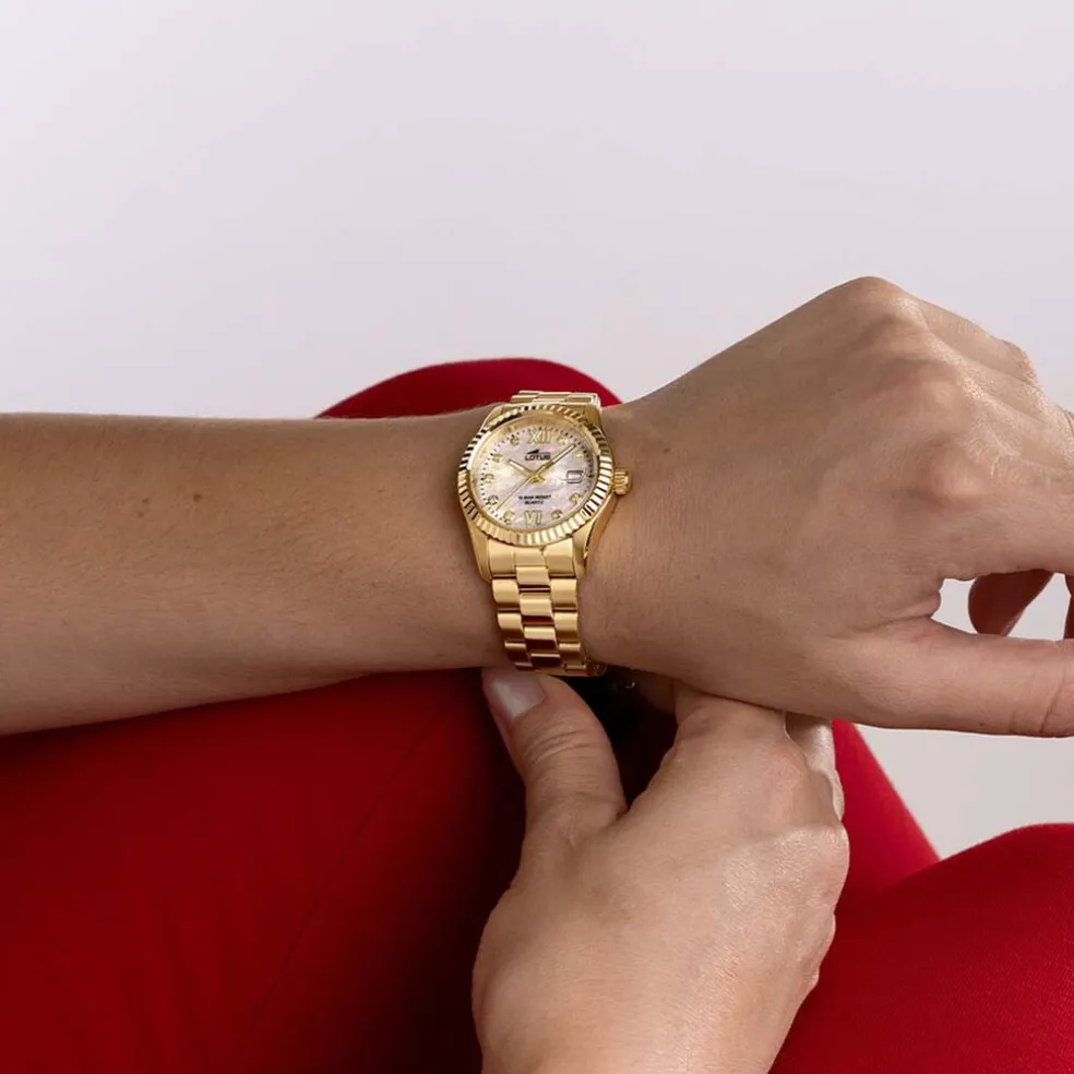 Montre Lotus Freedom Collection Nacre Blanche