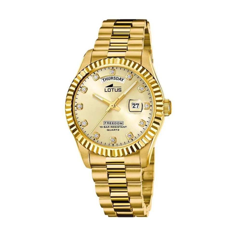 Montre Lotus Freedom Collection Doré