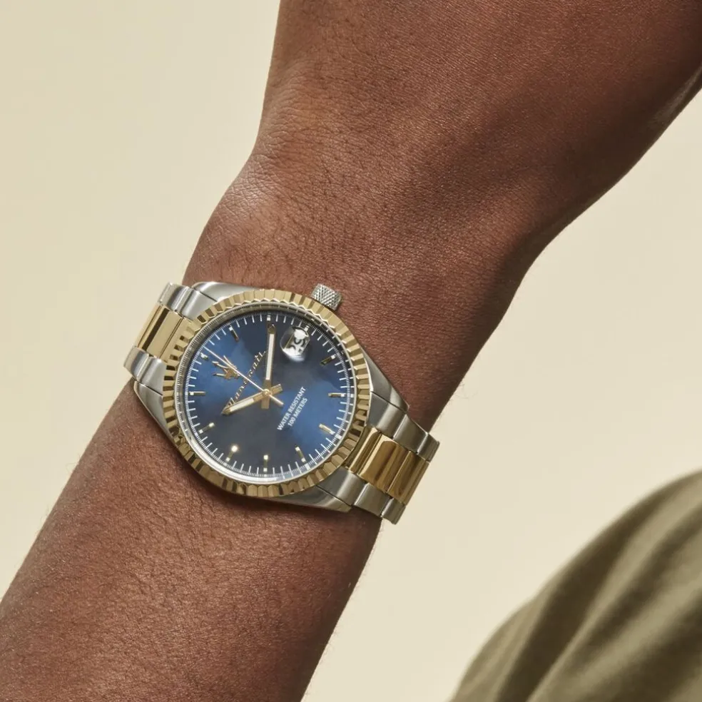 Montre Maserati Competizione Bleu