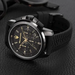 Montre Maserati Successo Chrono Noir