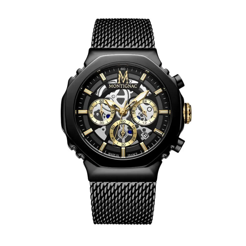 Montre Montignac Octagon Noir