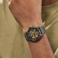 Montre Montignac Round Automatique Noir