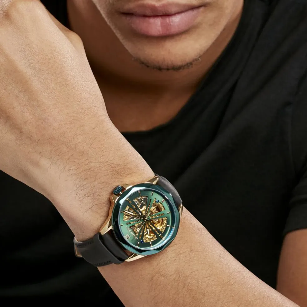 Montre Montignac Round Automatique Vert