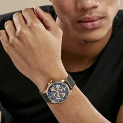 Montre Montignac Round Automatique Noir