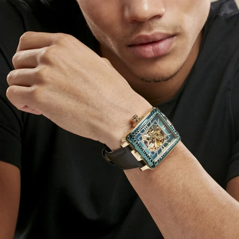 Montre Montignac Square Automatique Vert