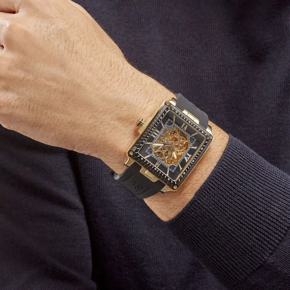 Montre Montignac Square Automatique Noir