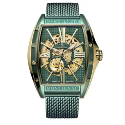 Montre Montignac Tonneau Automatique Vert