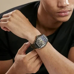 Montre Montignac Tonneau Noir