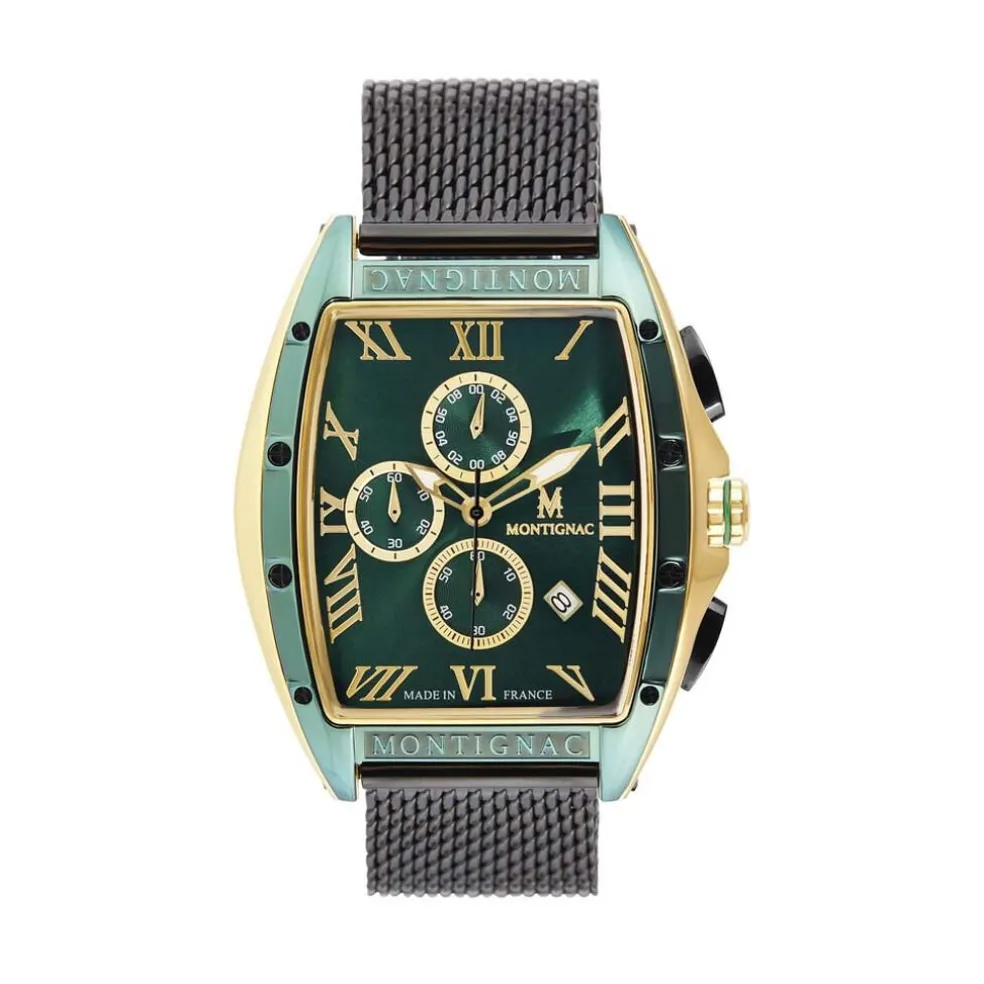 Montre Montignac Tonneau Vert