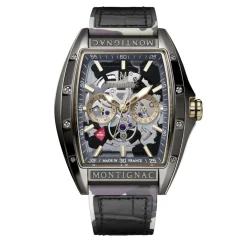 Montre Montignac Tonneau Noir