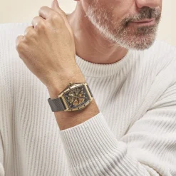 Montre Montignac Tonneau Automatique Noir