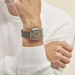 Montre Montignac Tonneau Automatique Noir