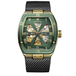 Montre Montignac Tonneau Automatique Vert