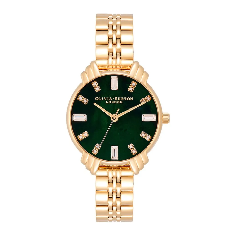 Montre Olivia Burton Art Deco Vert