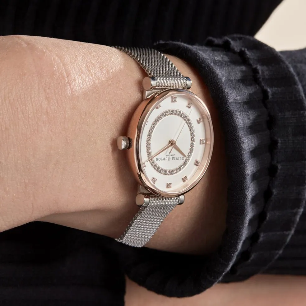 Montre Olivia Burton Belgrave Argenté