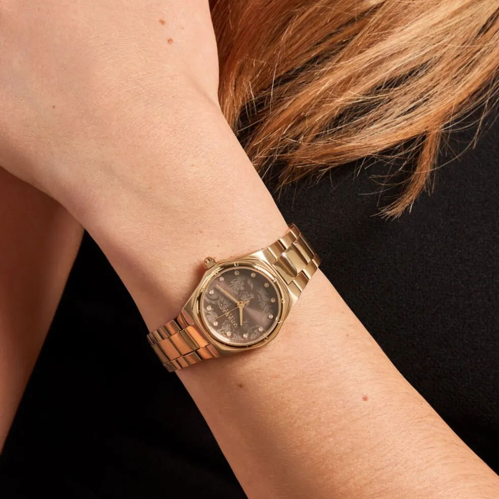 Montre Olivia Burton Mini Hexa Marron