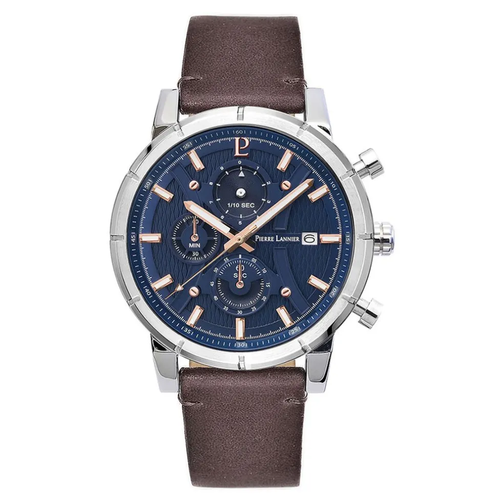 Montre Pierre Lannier Criterium Bleu