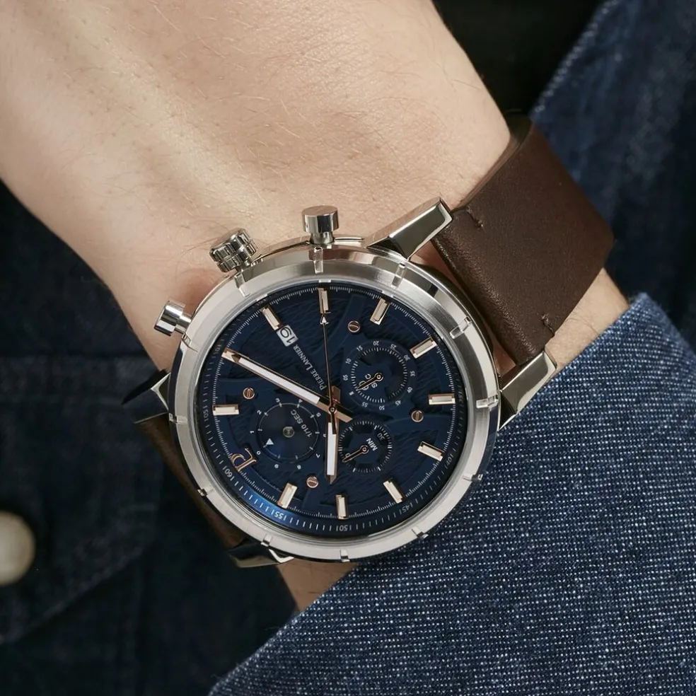 Montre Pierre Lannier Criterium Bleu