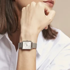 Montre Rosefield Boxy Blanc
