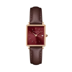 Montre Rosefield Boxy Xs Bordeaux
