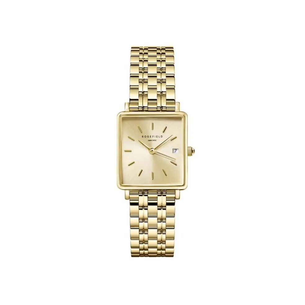 Montre Rosefield Boxy Xs Champagne
