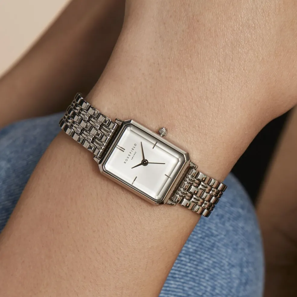 Montre Rosefield Octagon Blanc