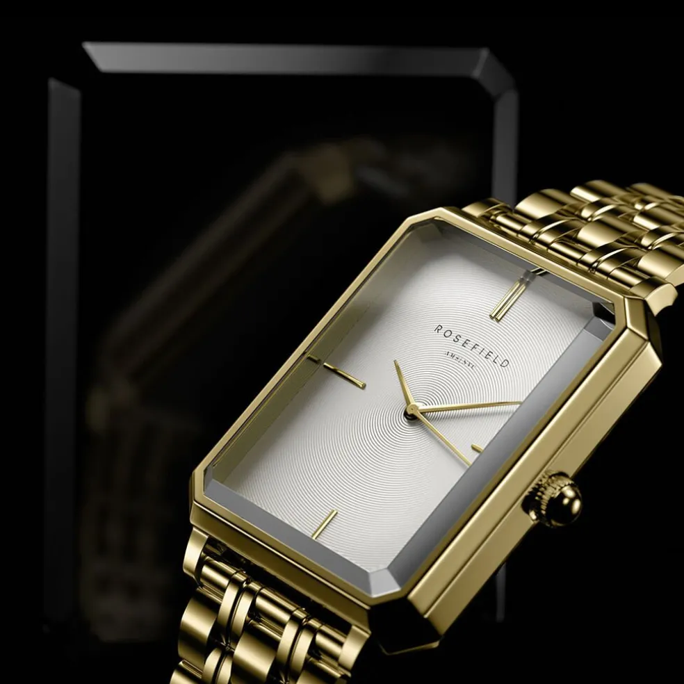 Montre Rosefield Octagon Blanc