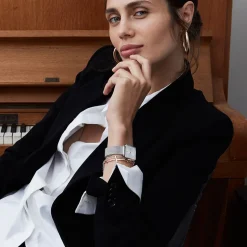 Montre Rosefield The Boxy Blanc