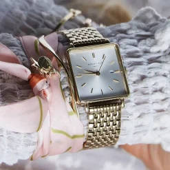 Montre Rosefield The Boxy Blanc