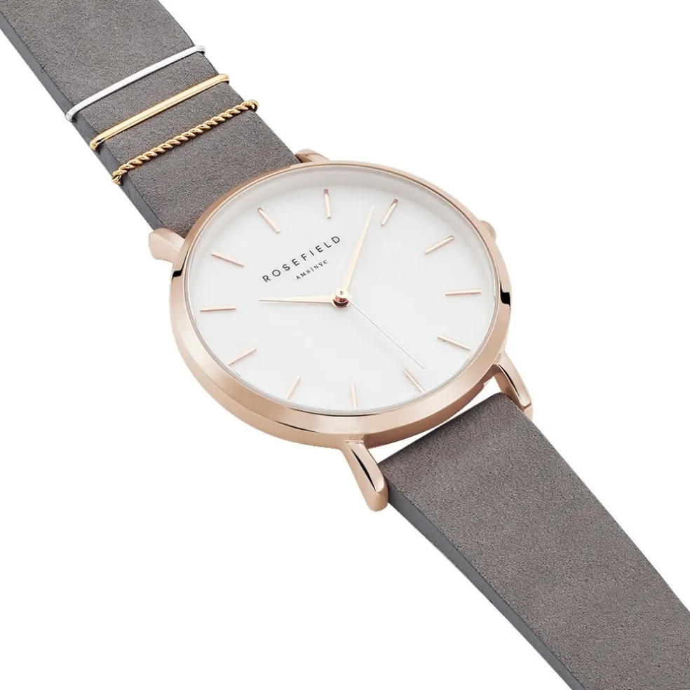 Montre Rosefield West Village Blanc