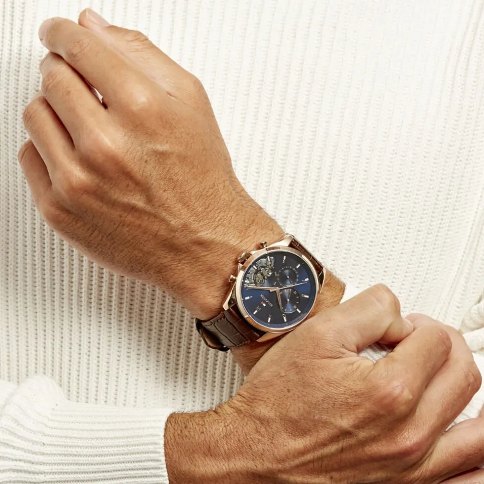 Montre Tommy Hilfiger Baker Bleu