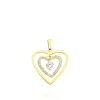 Pendentif Ademe Or Jaune Oxyde De Zirconium