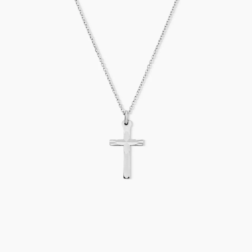 Pendentif Aisse Argent Blanc