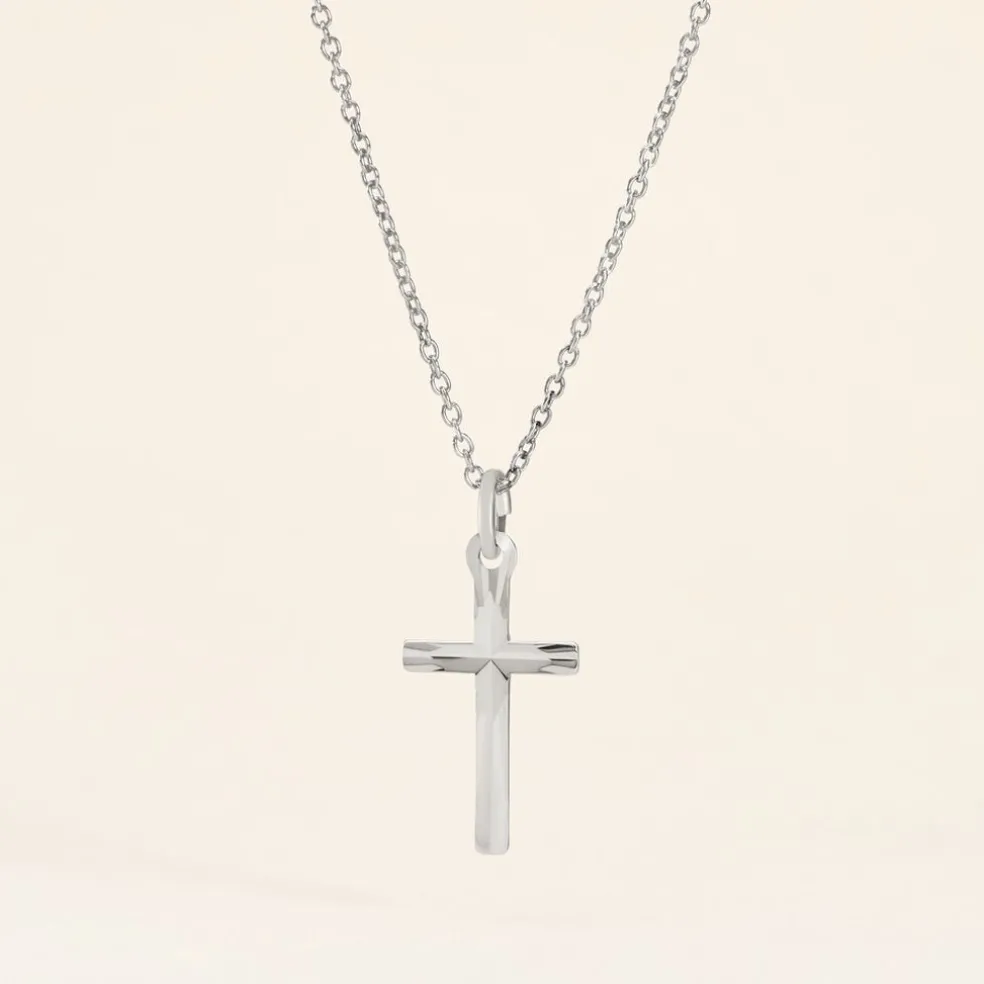 Pendentif Aisse Argent Blanc