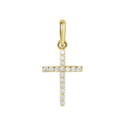 Pendentif Allen Or Jaune Oxyde De Zirconium
