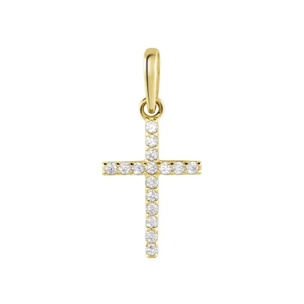 Pendentif Allen Or Jaune Oxyde De Zirconium