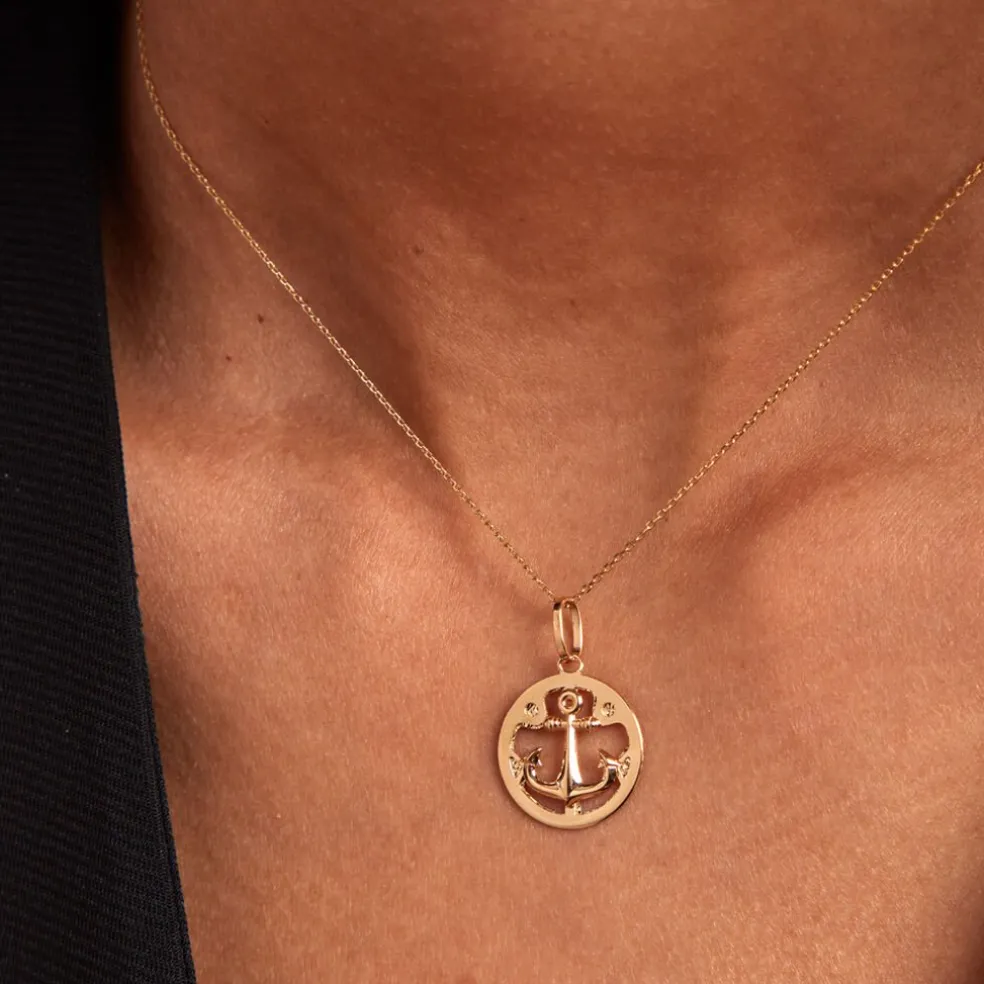 Pendentif Alvar Or Bicolore