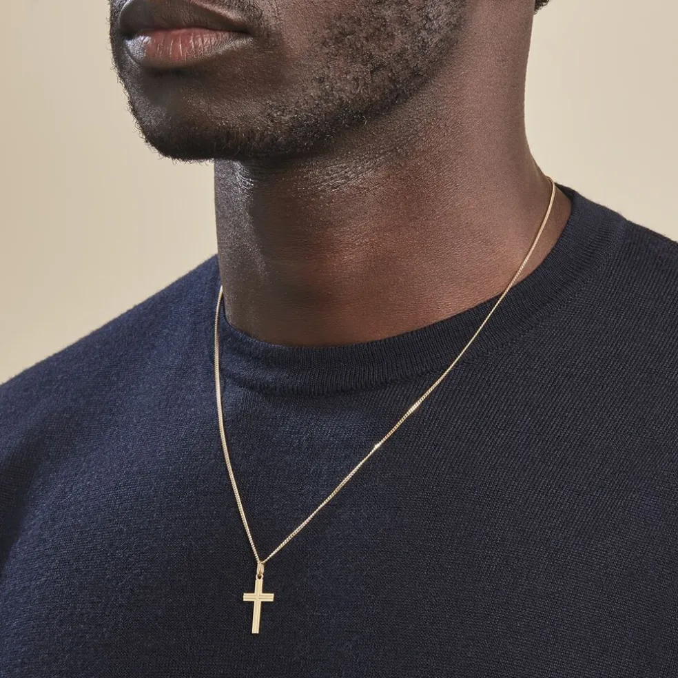 Pendentif Alyssa Croix Or Jaune