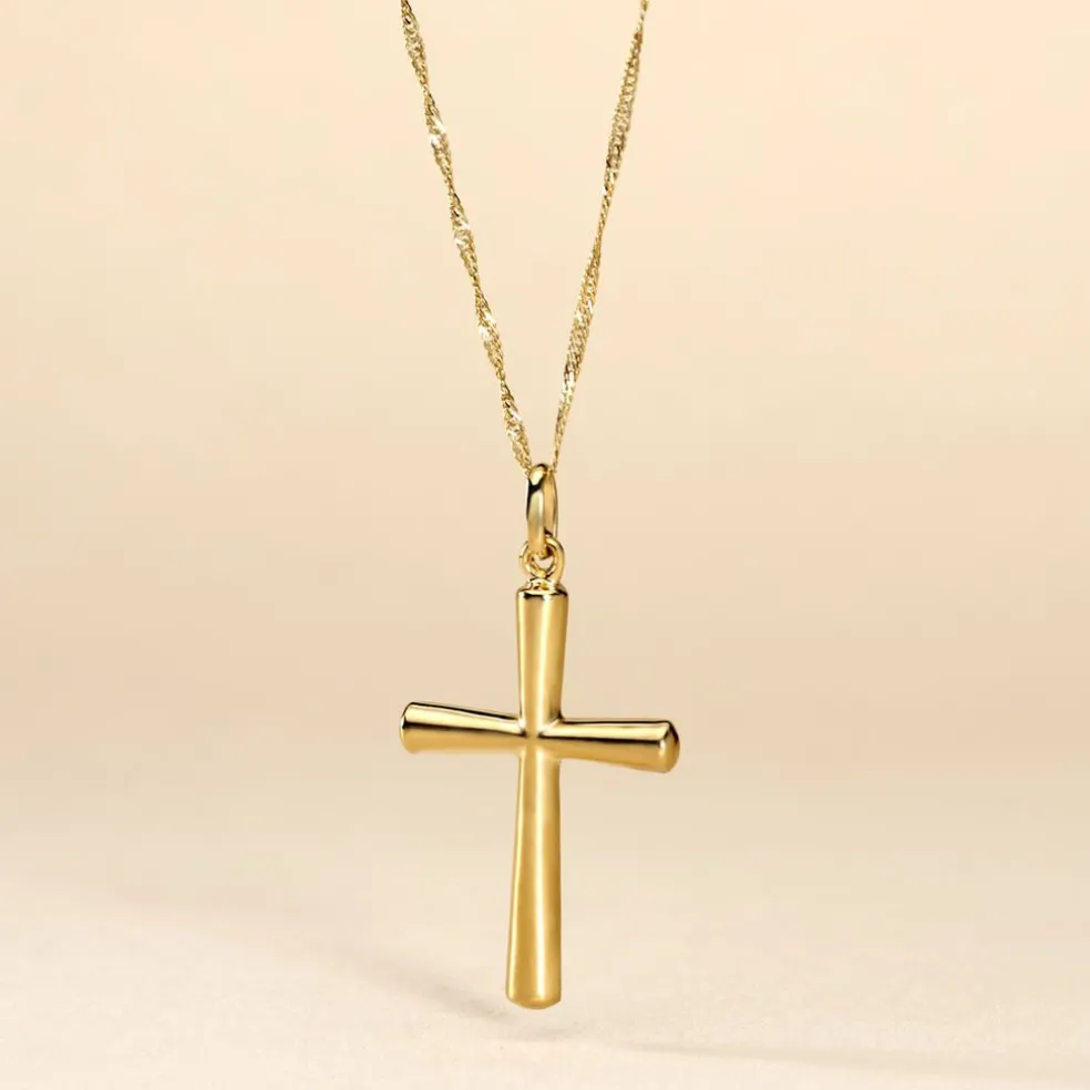 Pendentif Alyssa Croix Or Jaune