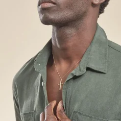 Pendentif Alyssa Croix Or Jaune