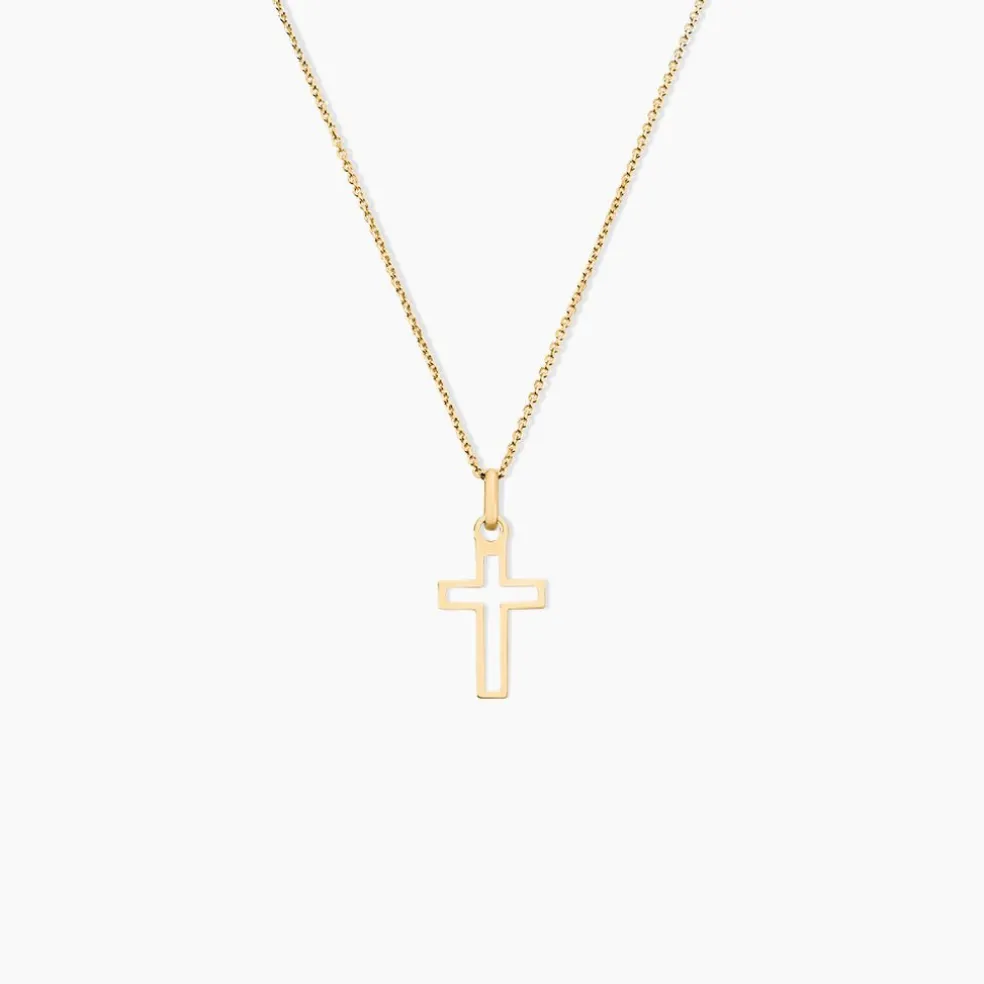 Pendentif Alyssa Croix Or Jaune