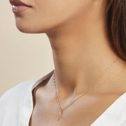 Pendentif Alyssa Croix Or Jaune