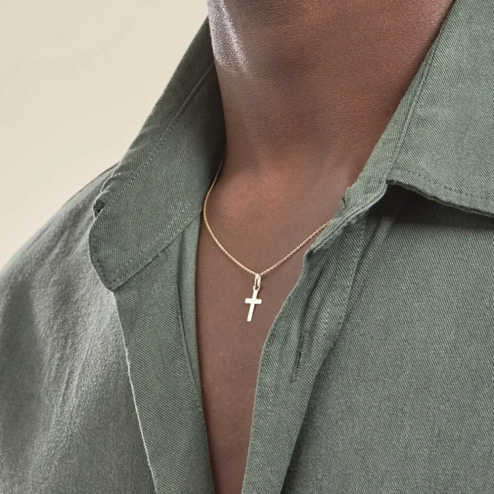 Pendentif Alyssa Croix Or Jaune