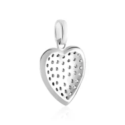Pendentif Amelot Argent Blanc Oxyde De Zirconium
