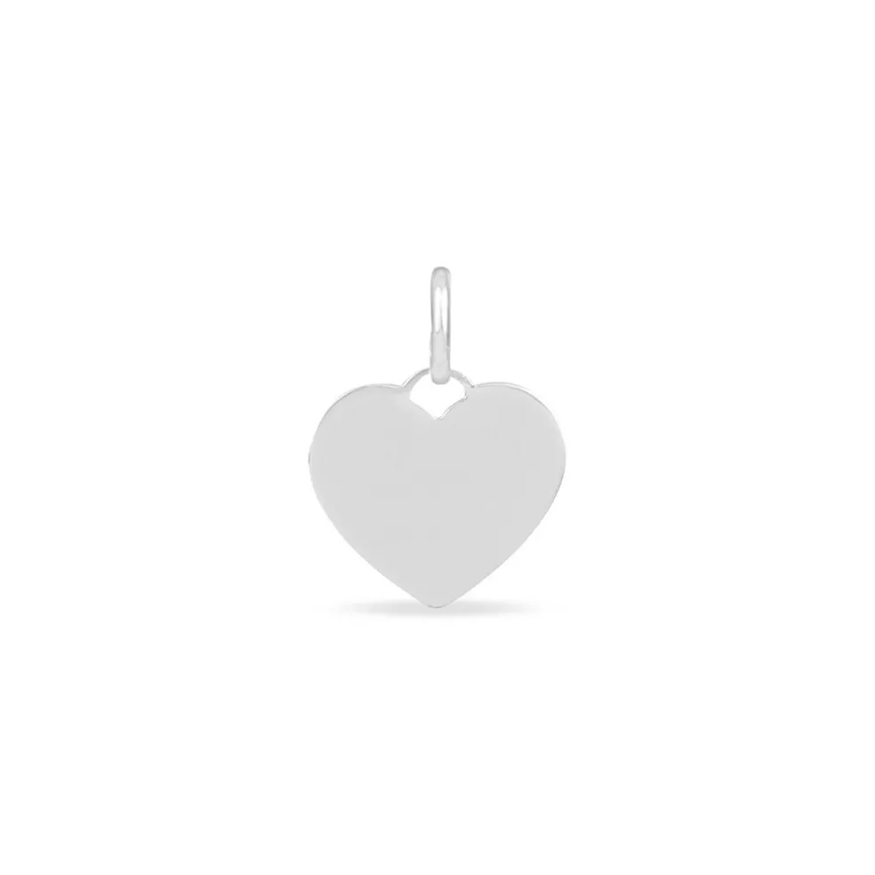 Pendentif Ange Coeur Or Blanc